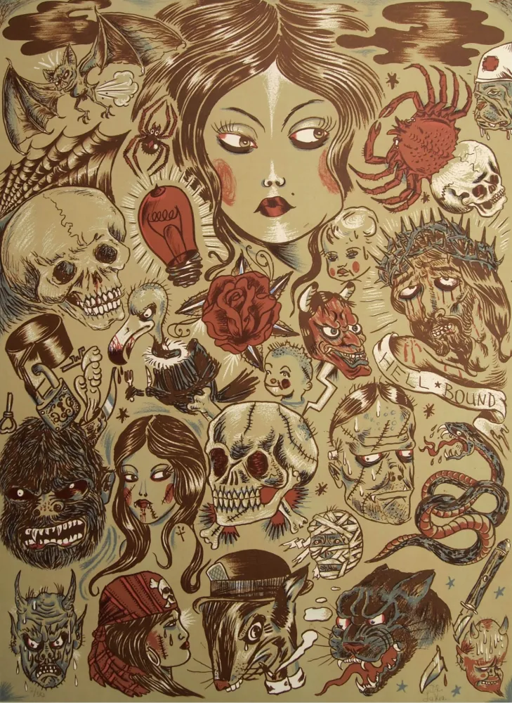 Litografia Lakra (Dr.) - Untitled