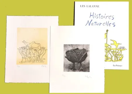 Livro Ilustrado Lalanne - HISTOIRES NATURELLES, CHOUPATTE + En Puisaye