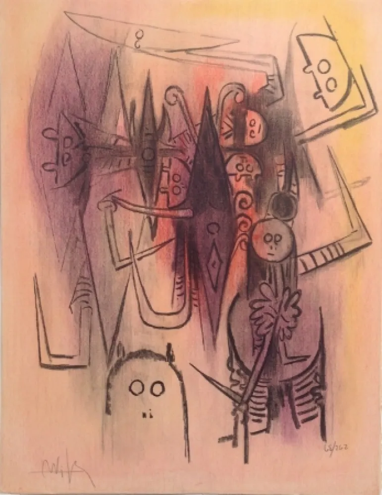 Litografia Lam - Clairiere from Pleni Luna 