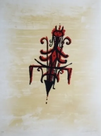 Litografia Lam - El ultimo viaje del buque fantasma 1