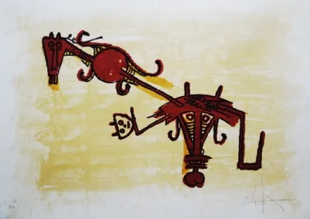 Litografia Lam - El ultimo viaje del buque fantasma 2