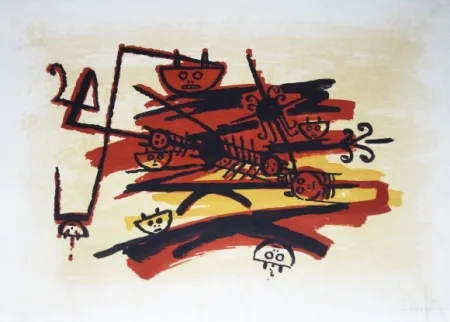 Litografia Lam - El ultimo viaje del buque fantasma - 4