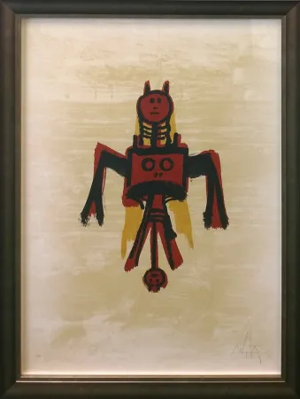 Litografia Lam - EL ULTIMO VIAJE DEL BUQUE FANTASMA