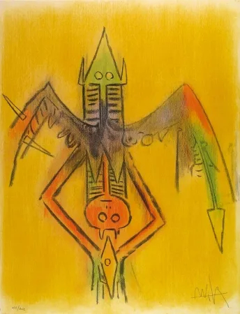 Litografia Lam - Innocence, from Pleni Luna 