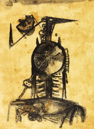 Litografia Lam - Jean Cassou