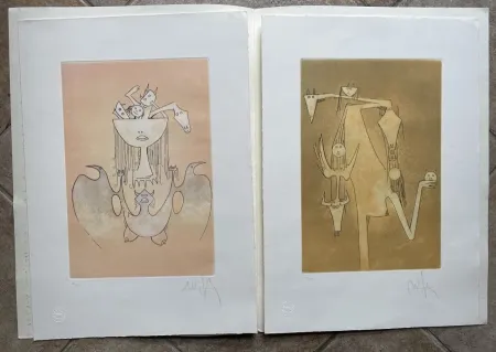 Água-Tinta Lam - Le monde magique and La sensualitè de la femme