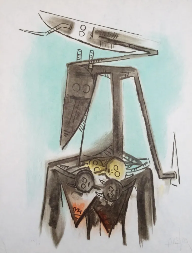 Litografia Lam - Le regard vertical 2