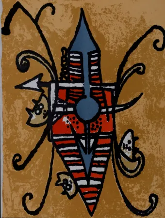 Litografia Lam - Oiseau du Possible, 1979