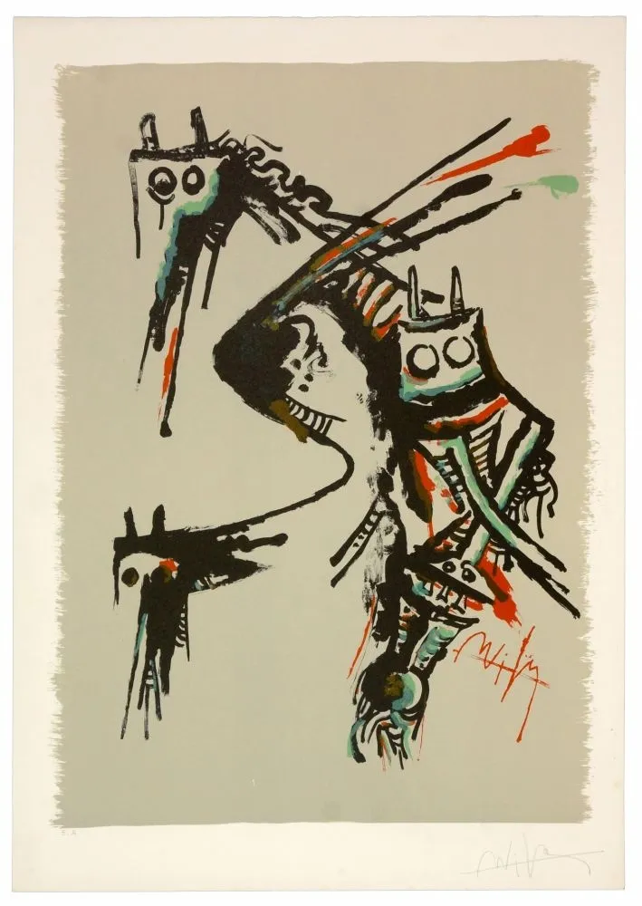 Litografia Lam - Salon de Mai