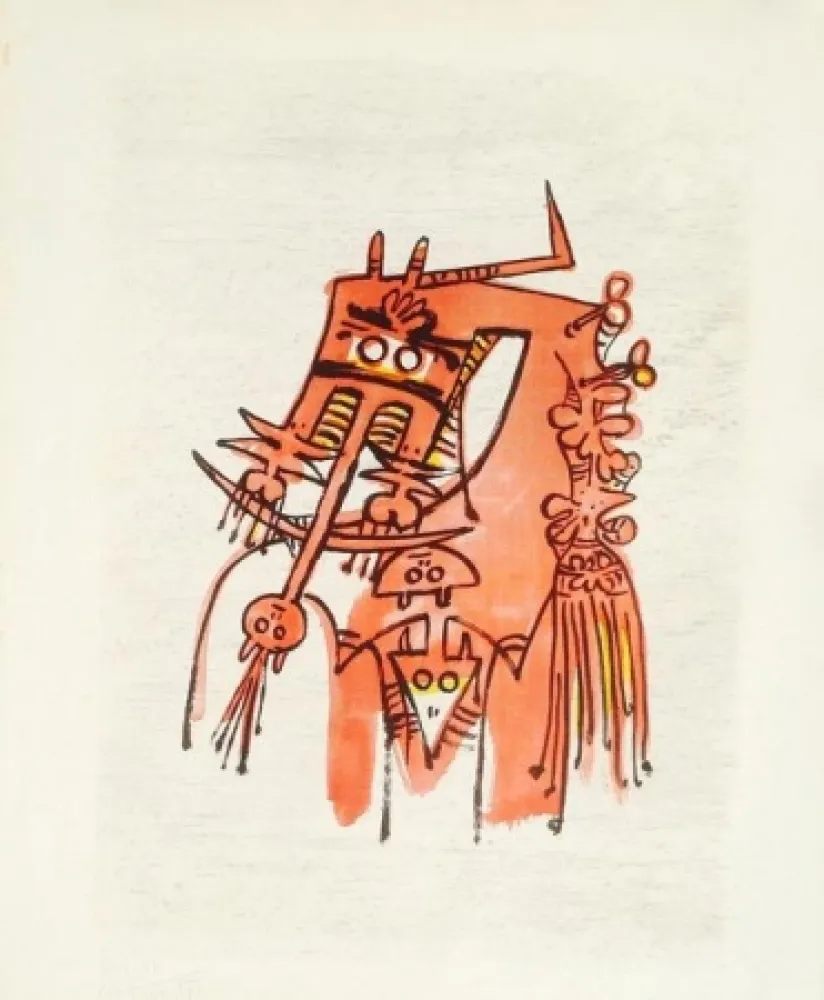 Litografia Lam - Senza titolo