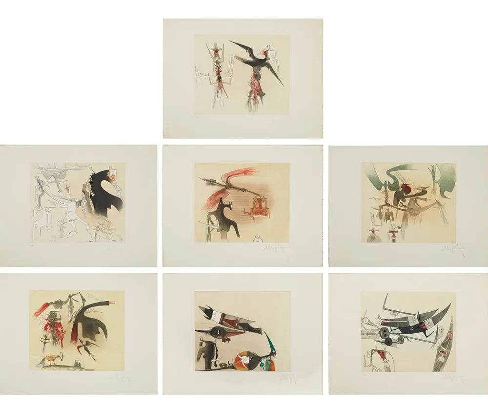 Água-Forte E Água-Tinta Lam - Untitled Suite (TR 7901-7907)