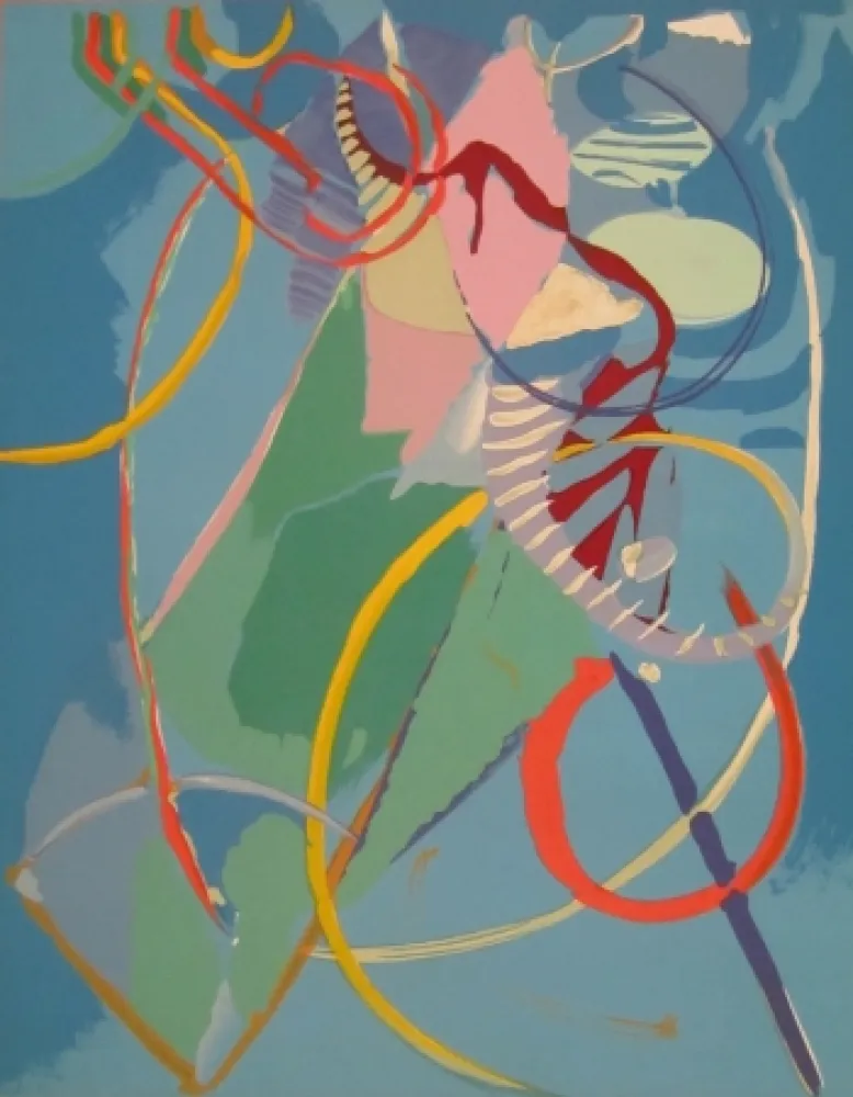 Litografia Lanskoy - Lithograph from the Génèse Portfolio