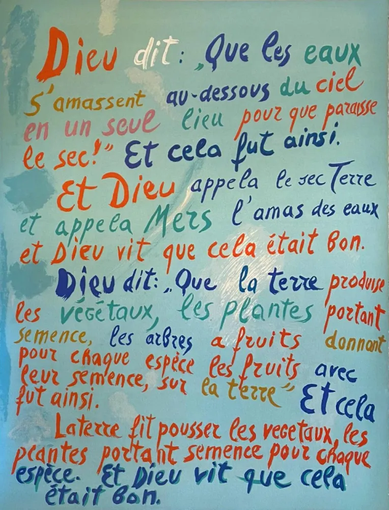 Litografia Lanskoy - Que les eaux s'amassent