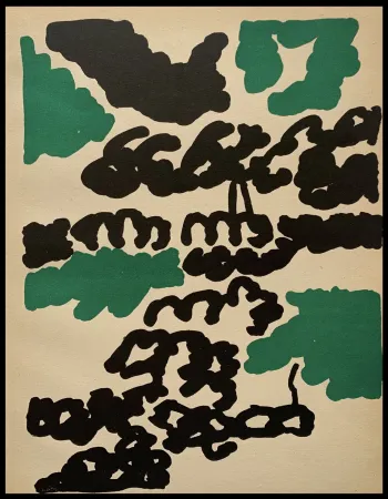 Litografia Lapicque - Composition 