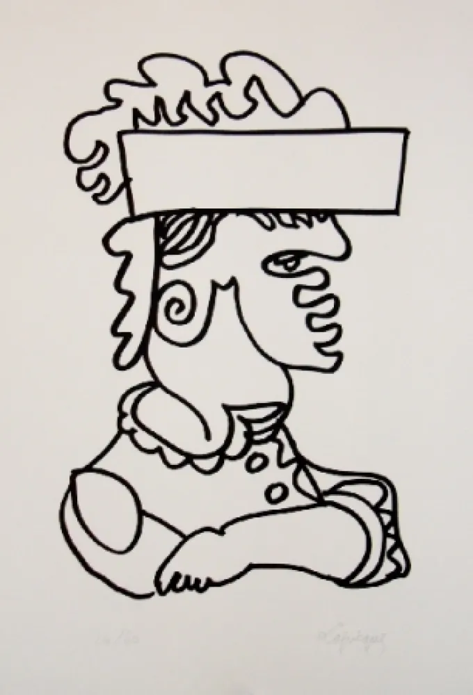 Litografia Lapicque - Iago