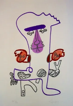 Litografia Lapicque - Partage de midi