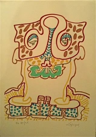 Litografia Lapicque - Sans titre