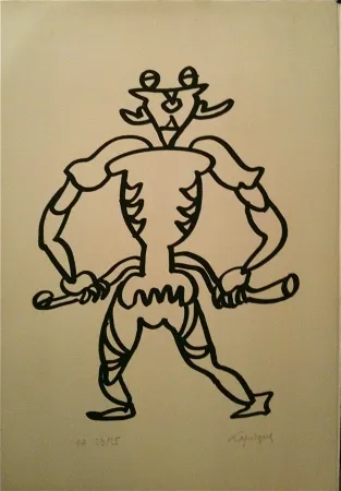 Litografia Lapicque - Sans titre