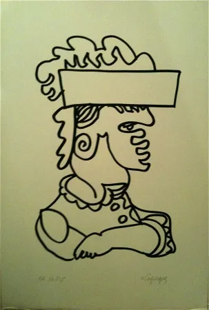 Litografia Lapicque - Sans titre