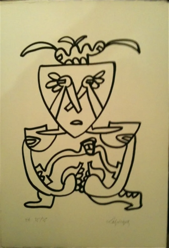 Litografia Lapicque - Sans titre