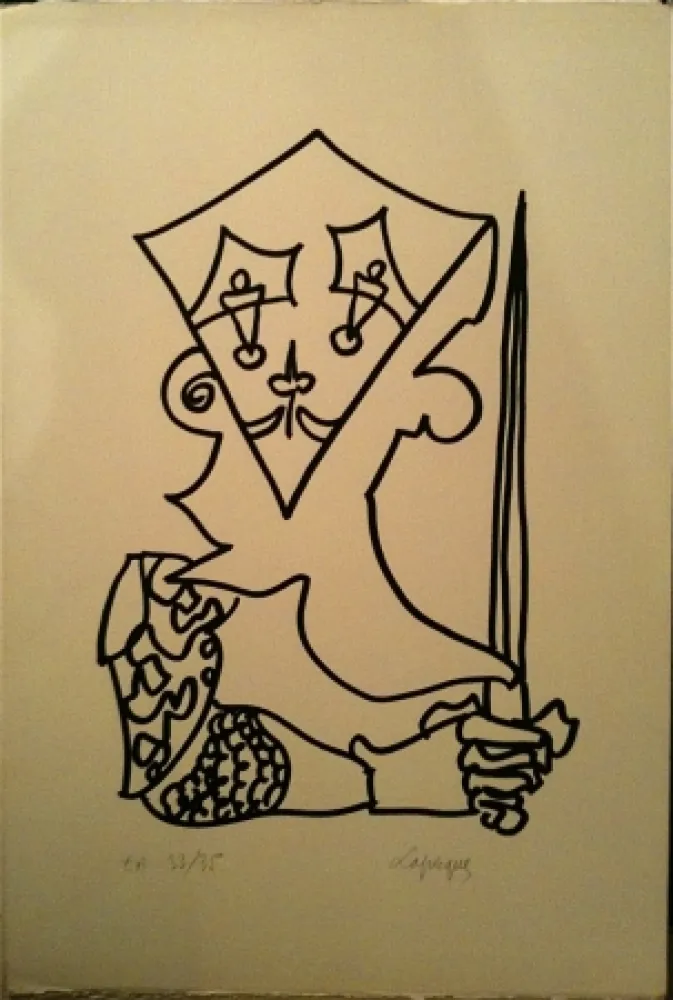 Litografia Lapicque - Sans titre