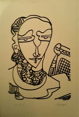 Litografia Lapicque - Sans titre