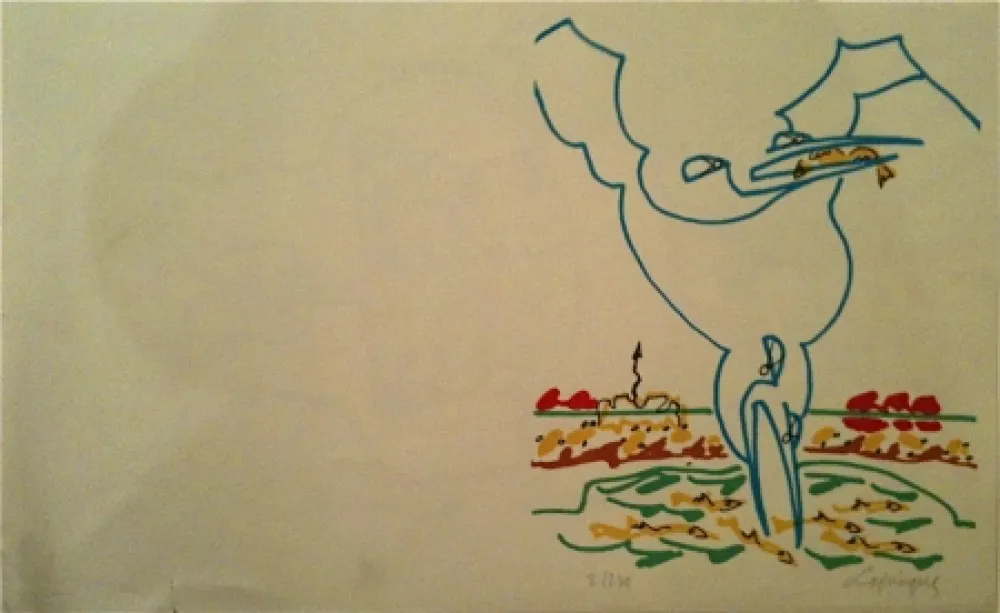 Litografia Lapicque - Sans titre