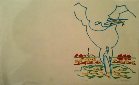 Litografia Lapicque - Sans titre