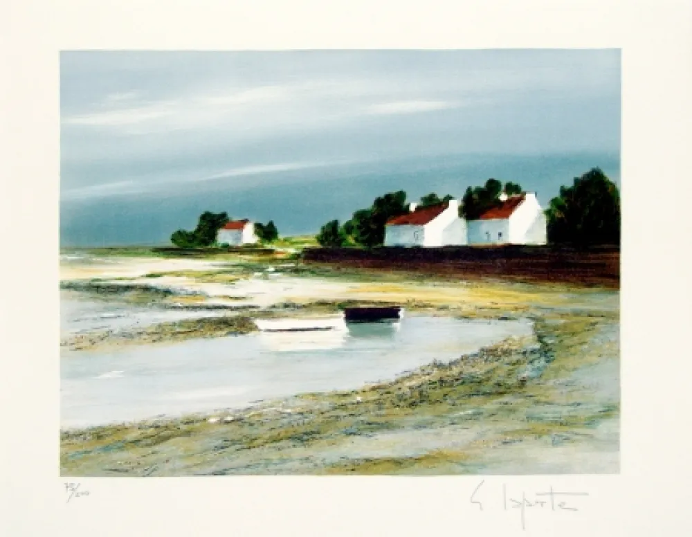 Litografia Laporte - Marée basse