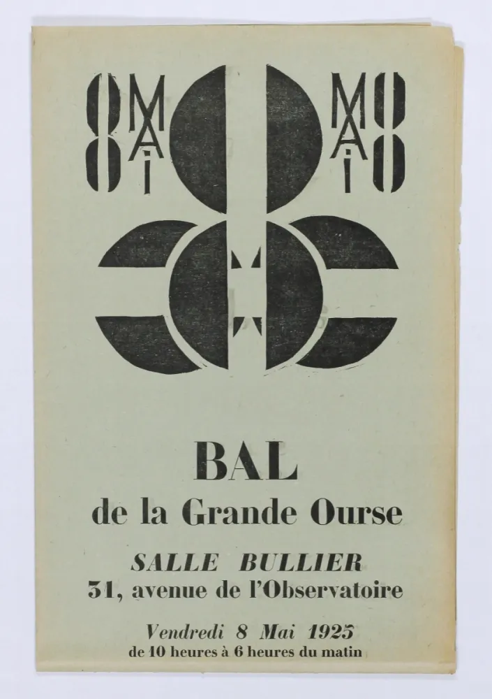 Xilogravura Larionov - Bal de la Grande Ourse