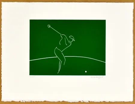 Linogravura Larregui - Golf IV