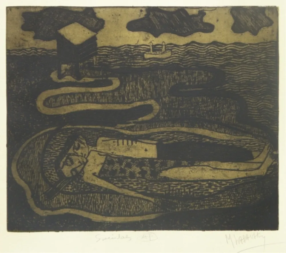 Gravura Lasansky - Suicidas