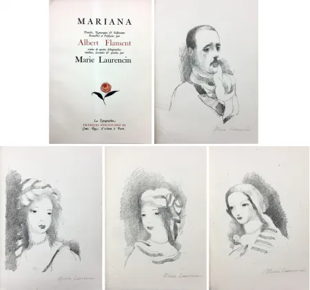 Livro Ilustrado Laurencin - Albert Flament : MARIANA (1932)