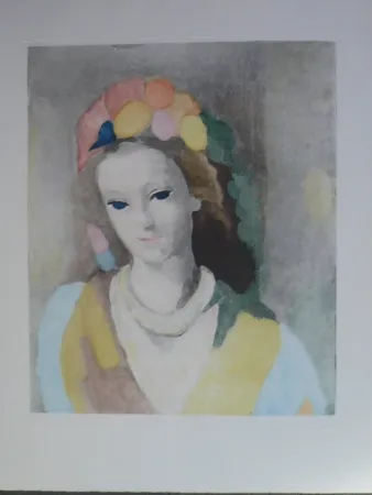 Água-Tinta Laurencin - Jeune fille