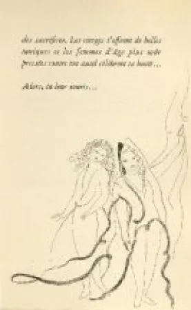 Livro Ilustrado Laurencin - Poèmes de Sapho, illustrés de 23 eaux-fortes par Marie Laurencin