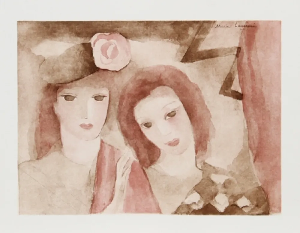 Água-Forte E Água-Tinta Laurencin - Two Girls