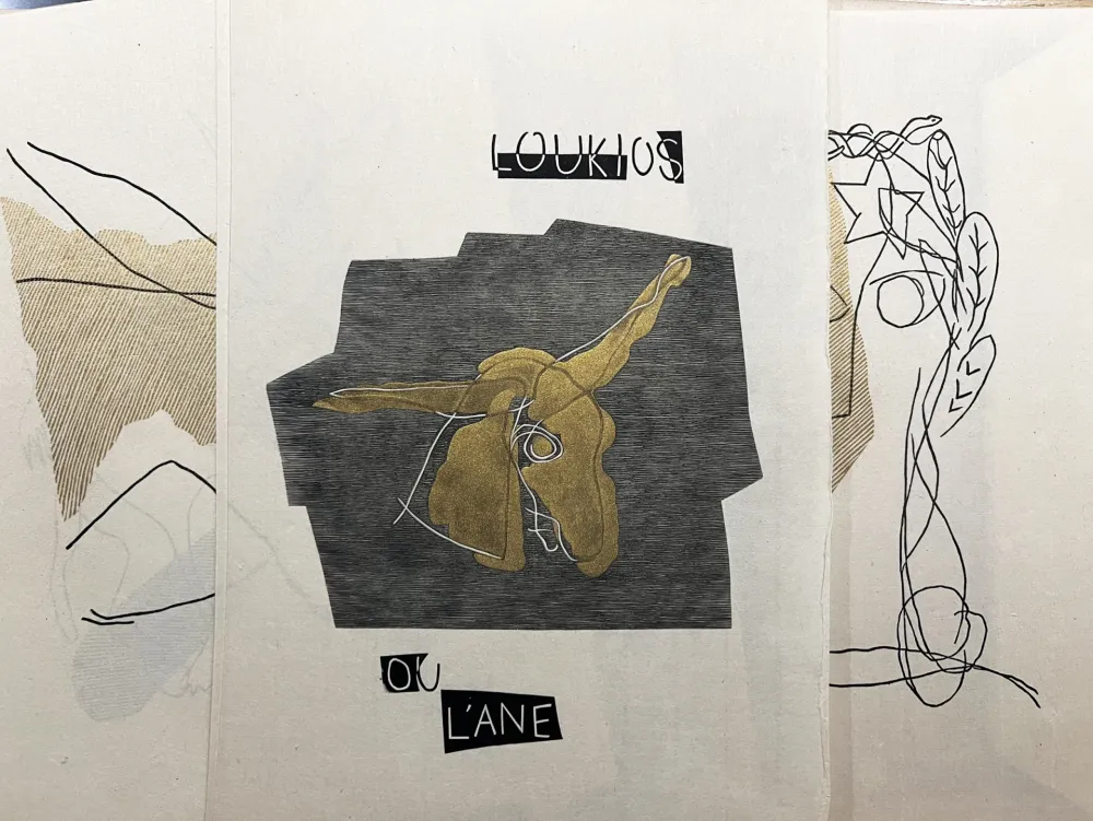 Livro Ilustrado Laurens - LOUKIOS OU L'ÂNE. Gravures de Henri Laurens, 1 des 40 avec suite (1947).