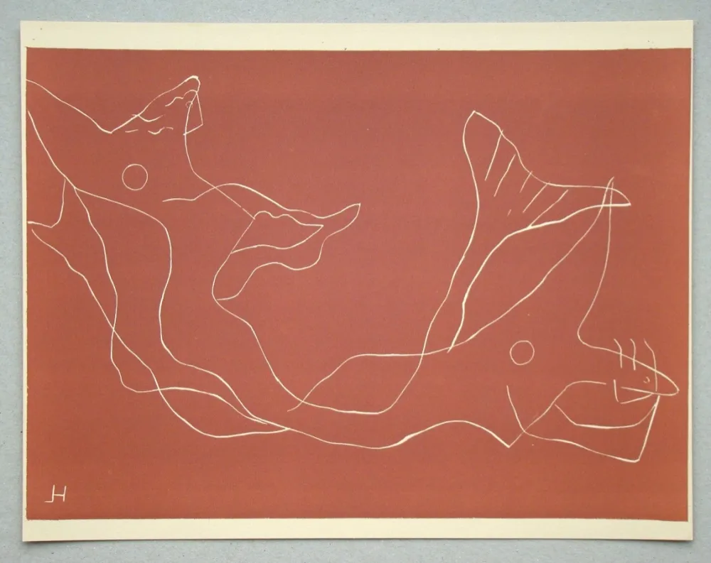 Linogravura Laurens - Sirènes