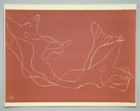 Linogravura Laurens - Sirènes