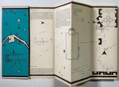 Livro Ilustrado Lavater - Honegger-Lavater, Warja - Die seltsame Spiegelgasse in Zürich, 1966,  Basel: Basilius Presse - DADA Leporello