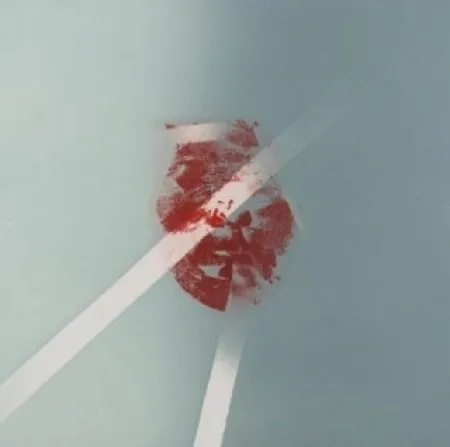 Água-Tinta Le Brocquy - La mort d'un héros