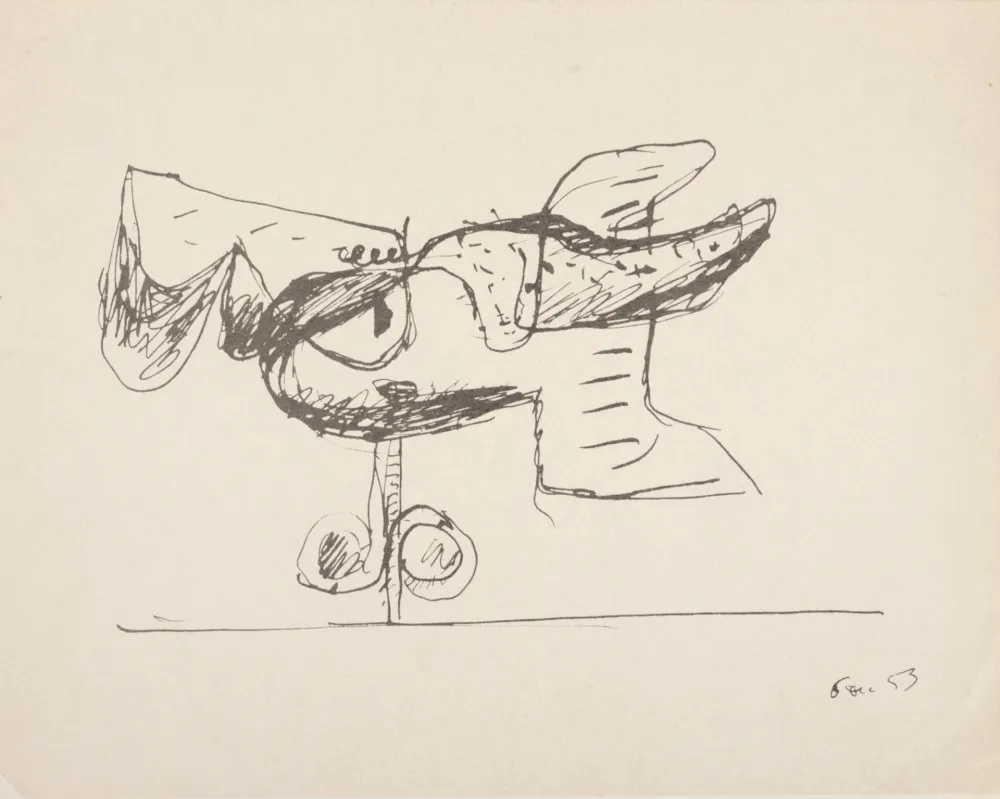 Sem Técnica Le Corbusier - Eau, Ciel, Terre, 1953 - Unique proof!