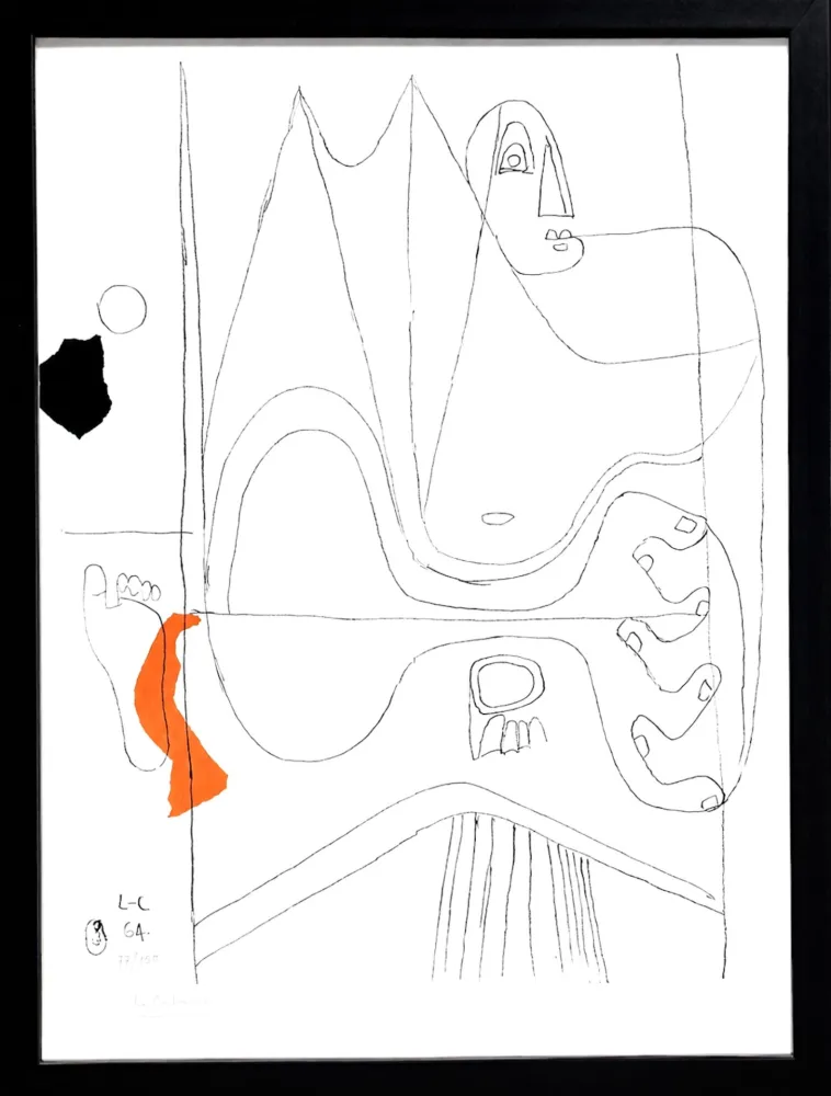 Litografia Le Corbusier - Icône 8 (Weber 81)
