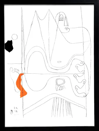 Litografia Le Corbusier - Icône 8 (Weber 81)