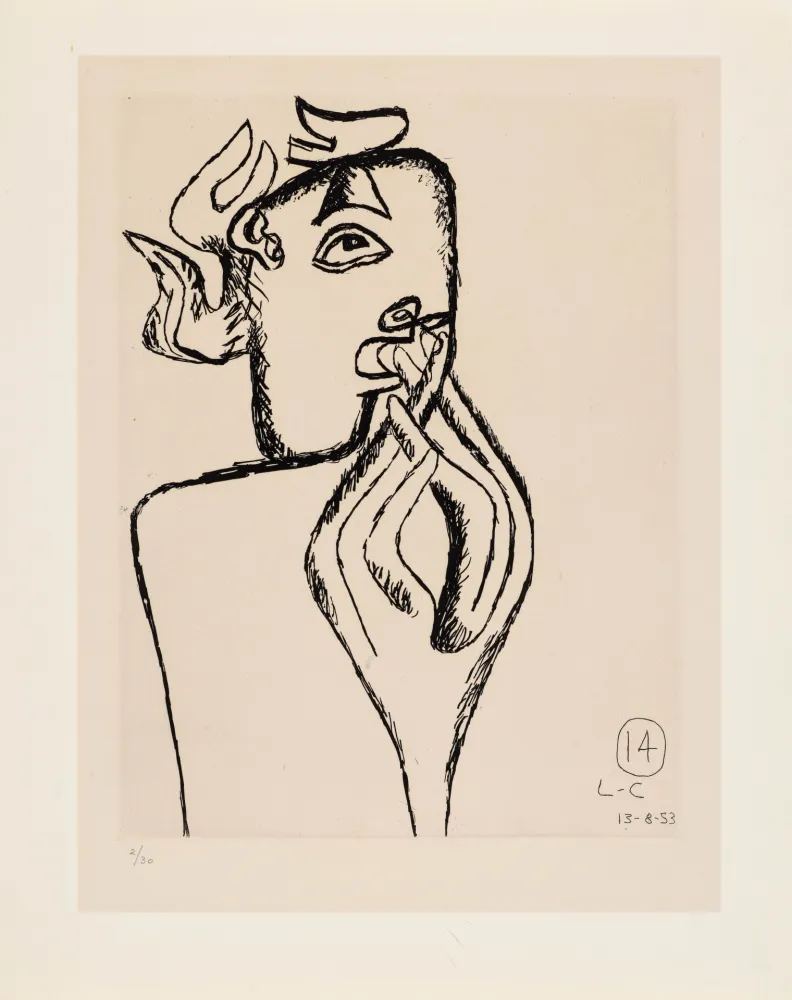 Água-Forte Le Corbusier - Unité. Planche 14