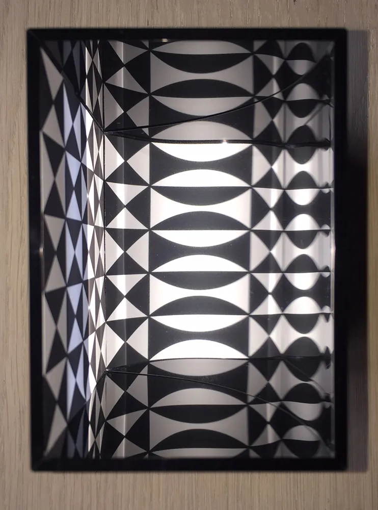 Múltiplo Le Parc - Image virtuel par déplacement