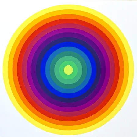 Serigrafia Le Parc - Julio Le Parc (1928) – Serigraphy on paper – 1971