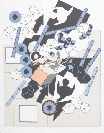 Litografia Le Yaouanc - L'œuvre des Hommes : l'Air