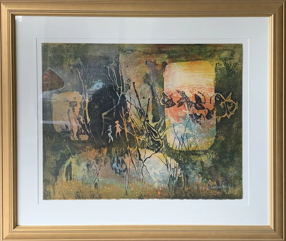 Gravura Lebadang - Abstract Forrest