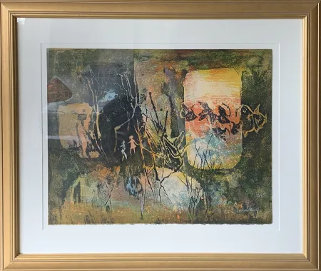 Gravura Lebadang - Abstract Forrest